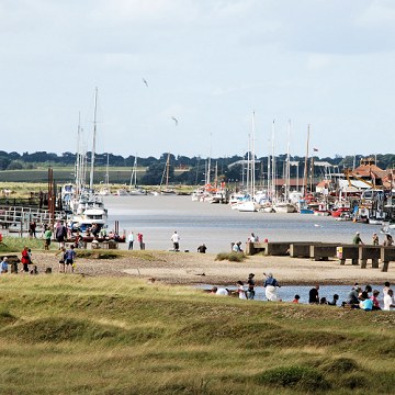 Southwold Harbour viewed from Walberswick