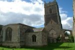 11: St. Andrews Church sits within the shell of the former -much larger- building, still using the same bell tower!