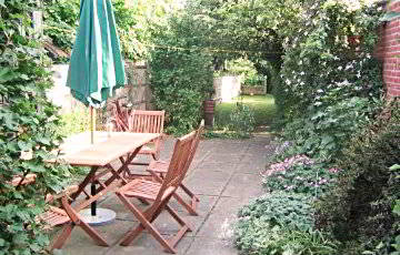 Halfpenny cottage has its own enclosed rear garden